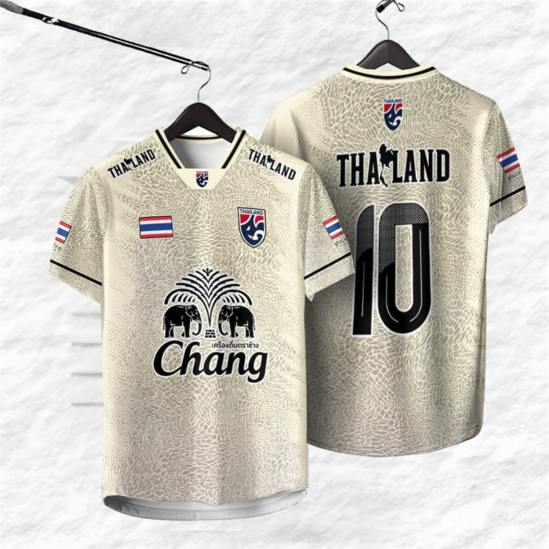 Thai Silk Blouse - New Thailand Number 10 Jersey T-shirt