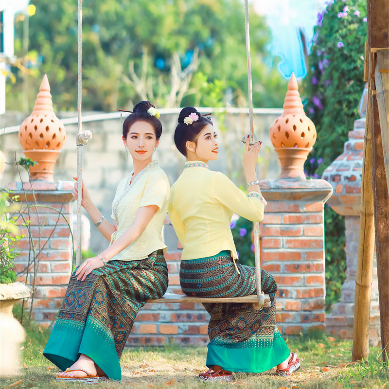 Thai Silk Blouse - Light Yellow Thai Dai Clothing For
