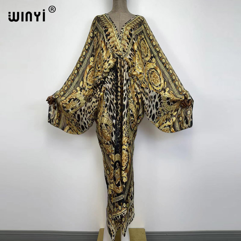 Ethnic Fashion Wear - Sexy Beach Kaftan Caftan Feel Silk