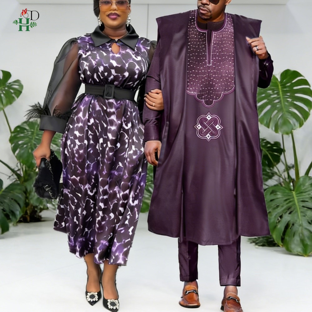 Boubou Men Africa - 2026 African Couple Matching Clothes For