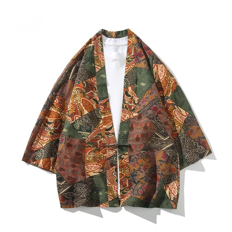 Ethnic Fashion For Women - Ethnic Style Print Yukata Men Women