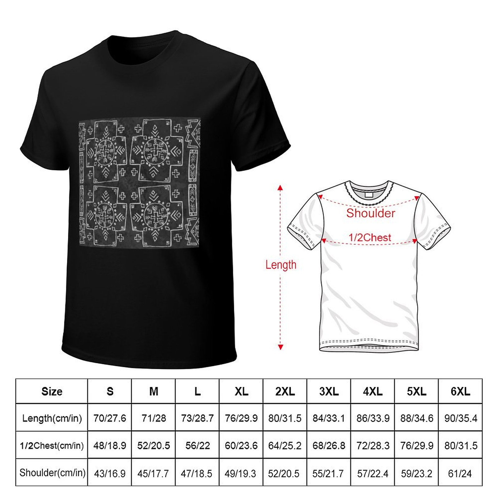 Mali Tribal Mud Cloth, Cross a - Mudcloth Print Top ulasan dan harga