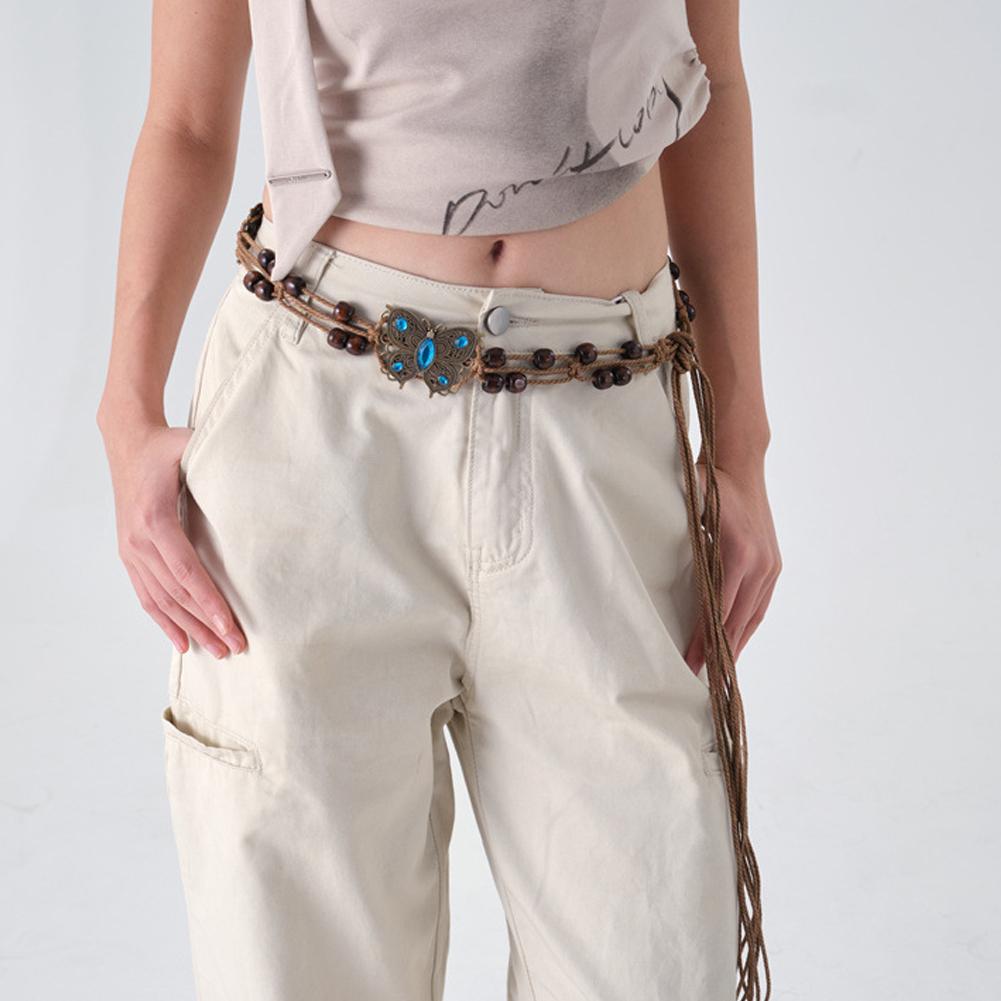 2025 NEW Bohemian Woven Waist  - Ethnic Fashion Show ulasan dan harga