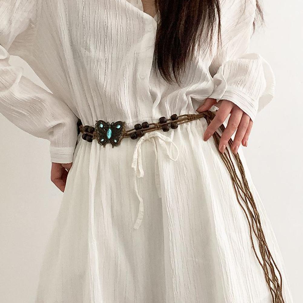 2025 NEW Bohemian Woven Waist  - Ethnic Fashion Show ulasan dan harga