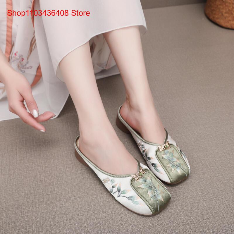 New Embroidered Slippers for H - Ethnic Fashion For Women ulasan dan harga