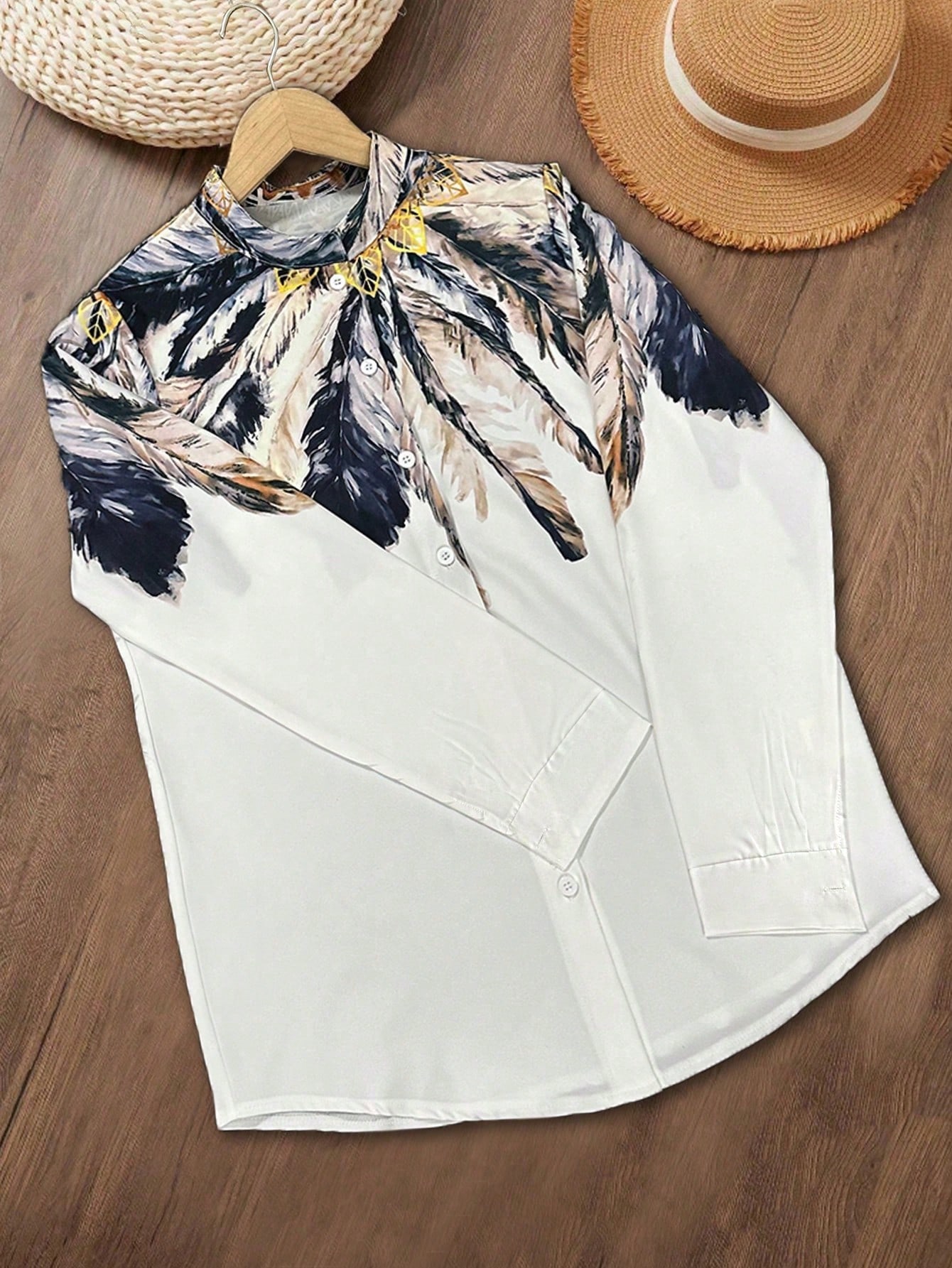 Women's Western ethnic print f - Ethnic Fashion Clothing ulasan dan harga