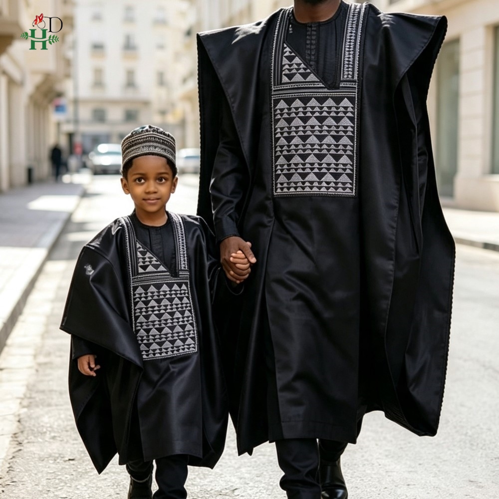 Father-son Outfits Turkey Dres - Boubou Men Africa ulasan dan harga