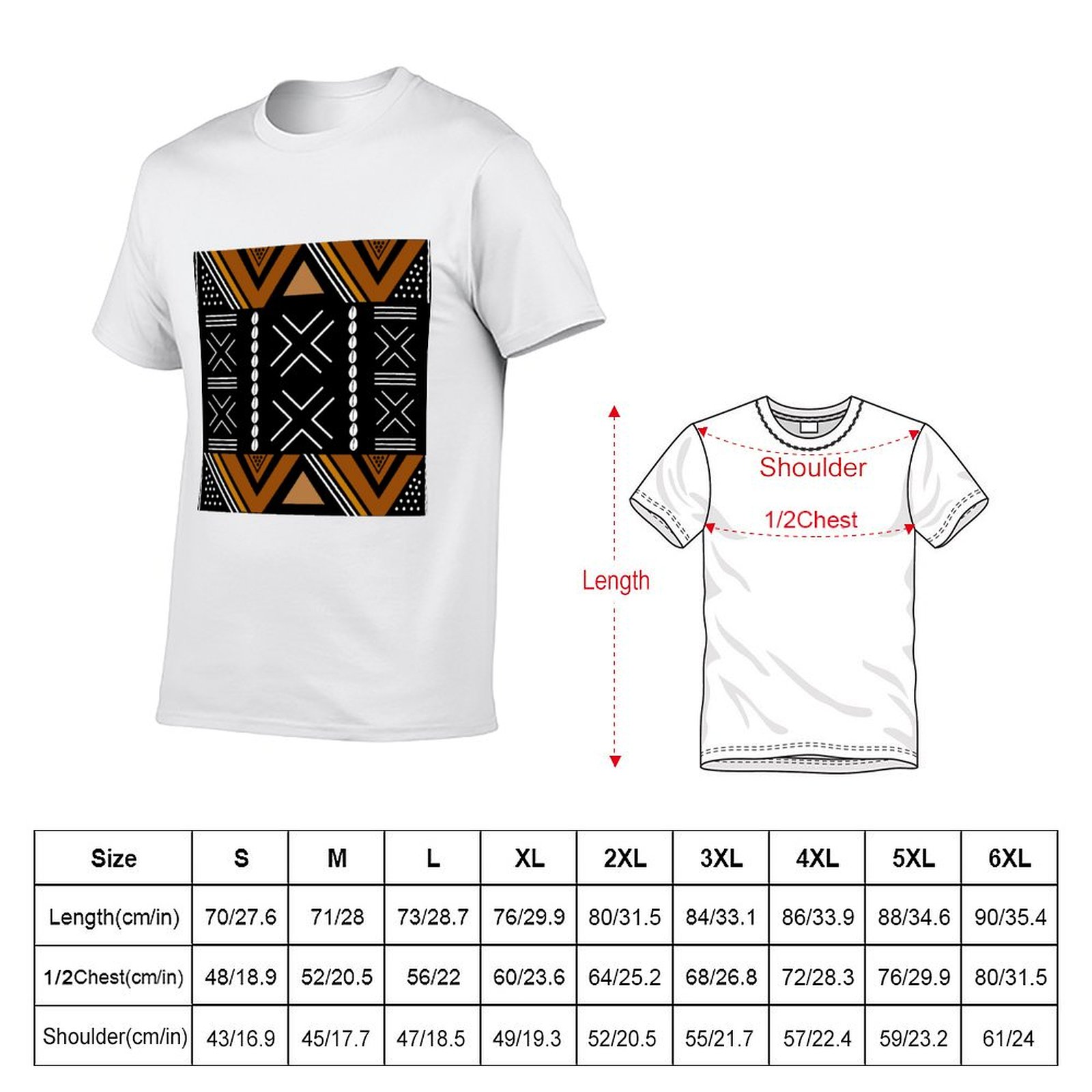 African Mud Cloth Bogolan Desi - Mudcloth Print Top ulasan dan harga