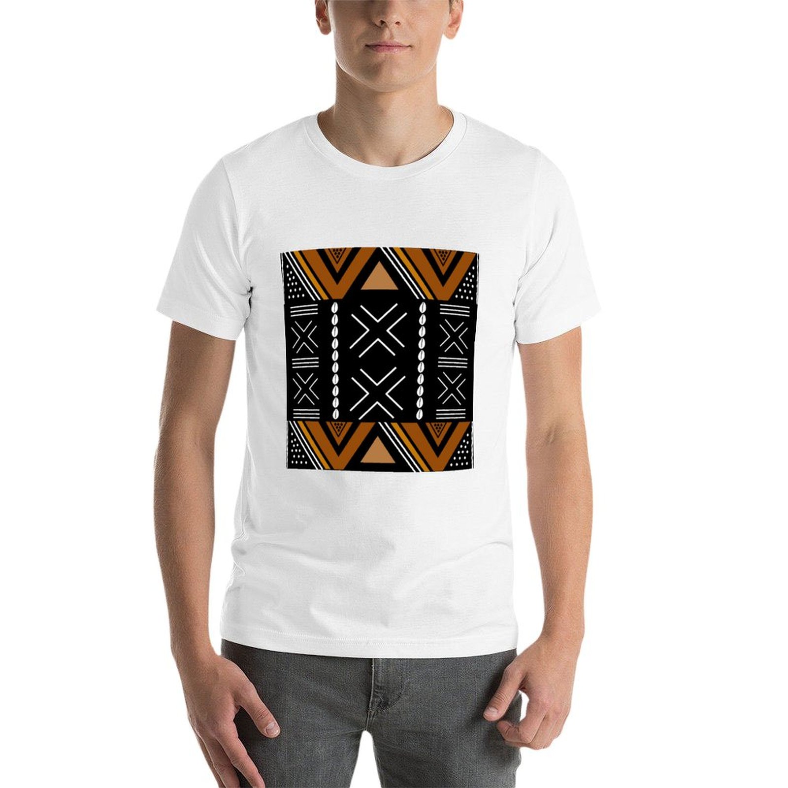 African Mud Cloth Bogolan Desi - Mudcloth Print Top ulasan dan harga