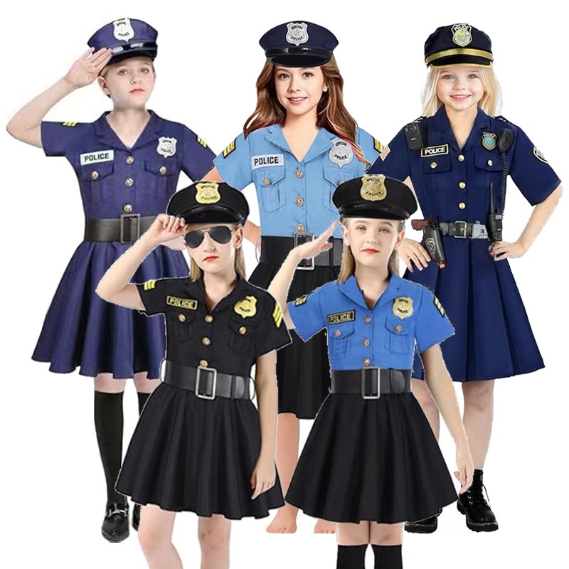 Halloween Children's Police Su - Ethnic Fashion Wear ulasan dan harga