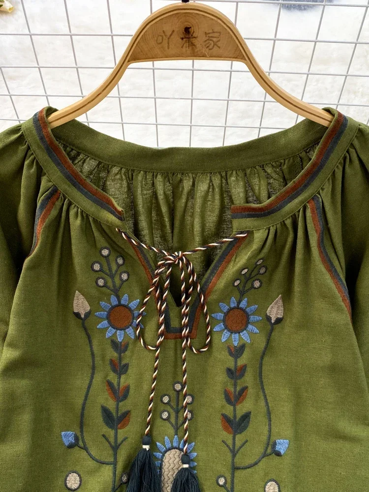 Women Spring Blouse Ethnic Sty - Ethnic Fashion Clothing ulasan dan harga