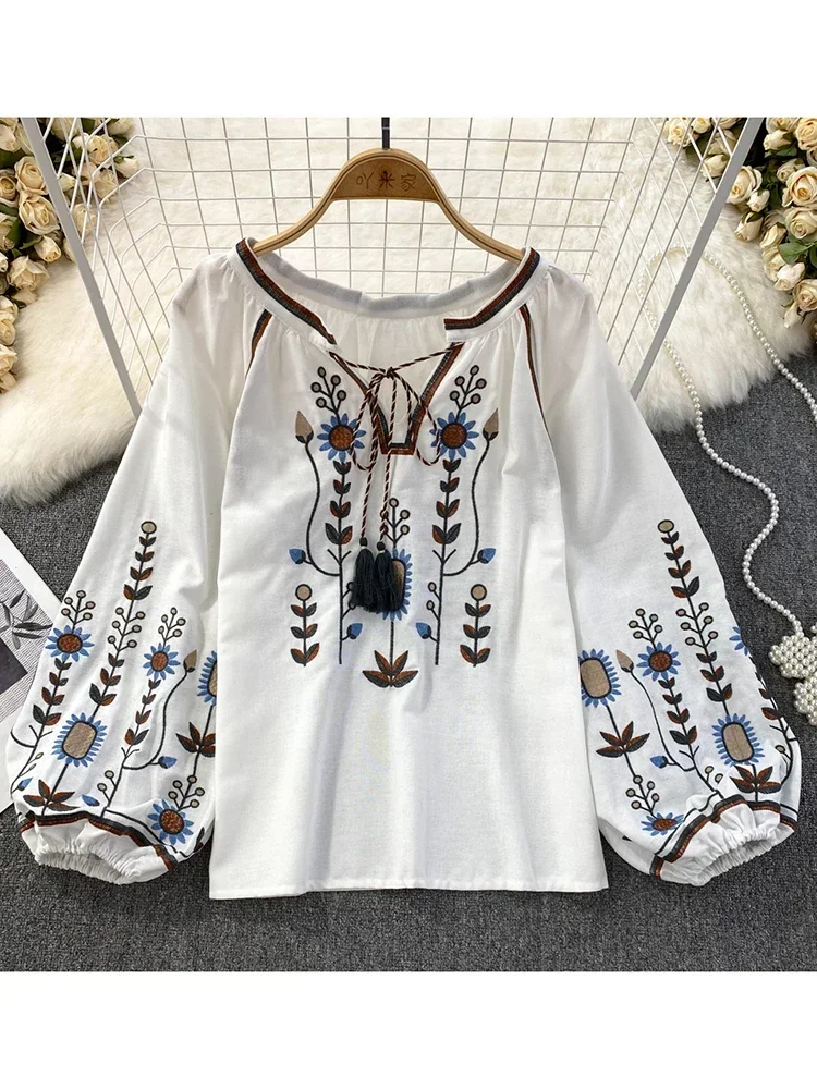 Women Spring Blouse Ethnic Sty - Ethnic Fashion Clothing ulasan dan harga