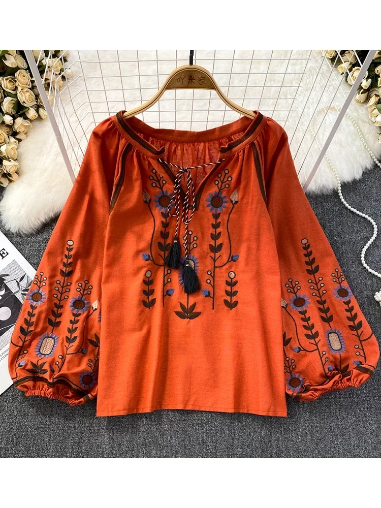 Women Spring Blouse Ethnic Sty - Ethnic Fashion Clothing ulasan dan harga