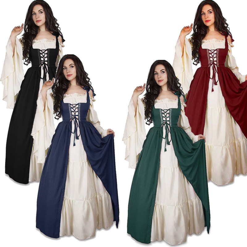 Renaissance Medieval Dress Bel - Ethnic Fashion Clothing ulasan dan harga
