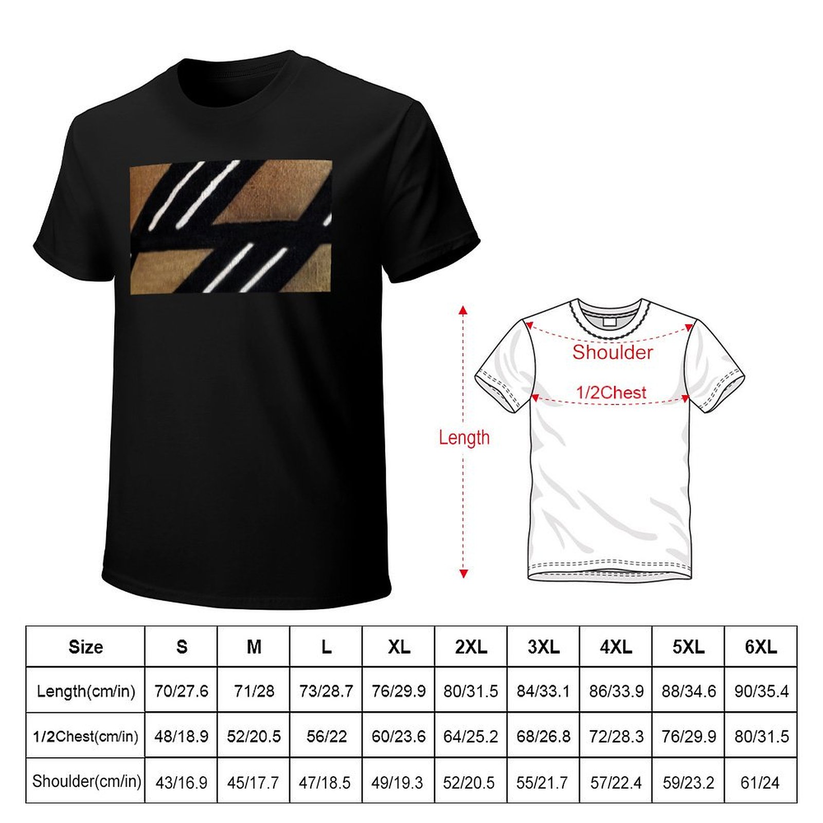 African Mudcloth T-Shirt Casua - Mudcloth Print Top ulasan dan harga