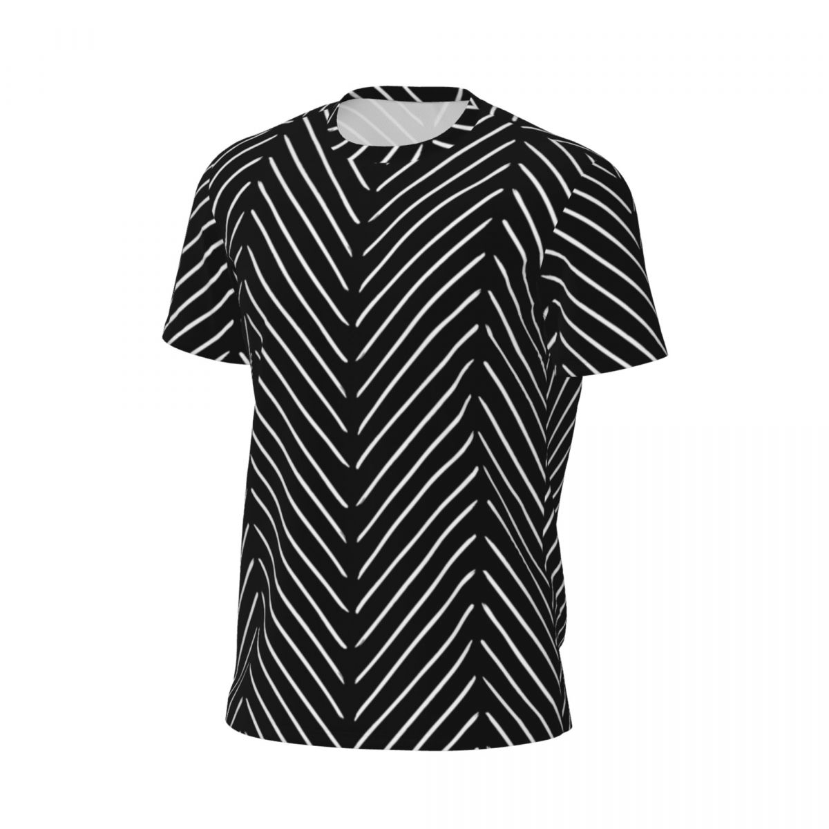Sportswear T-Shirt Male Retro  - Mudcloth Print Top ulasan dan harga