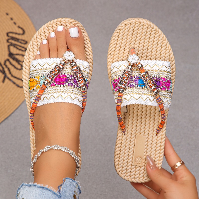 Women Slippers Outdoor Handwov - Ethnic Modern Fashion ulasan dan harga