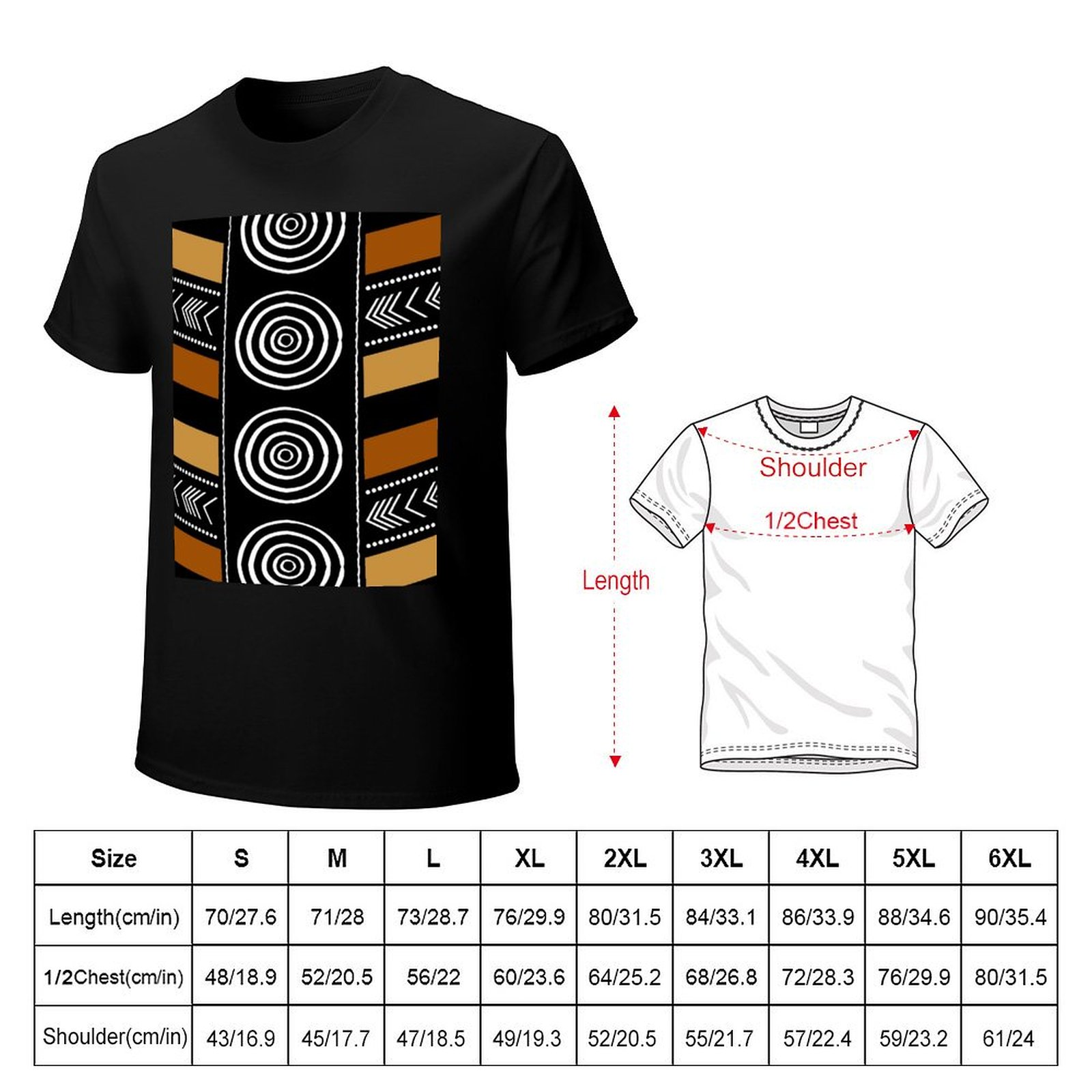 African Mud Cloth Artistry Art - Mudcloth Print Top ulasan dan harga