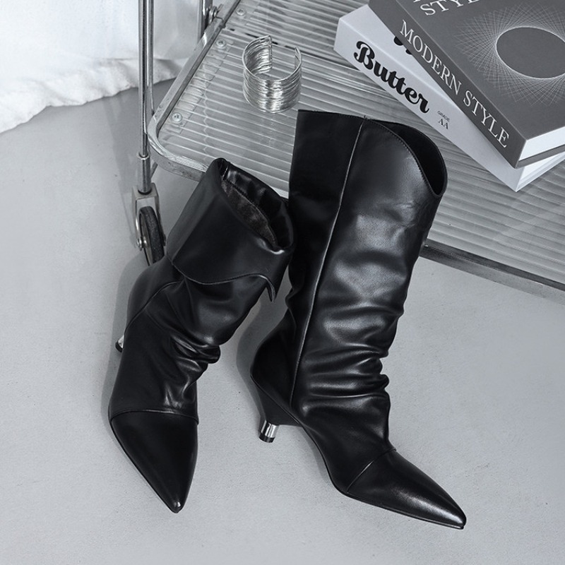 Pointy Toe Kitten Heels Mid Ca - Ethnic Fashion Week ulasan dan harga