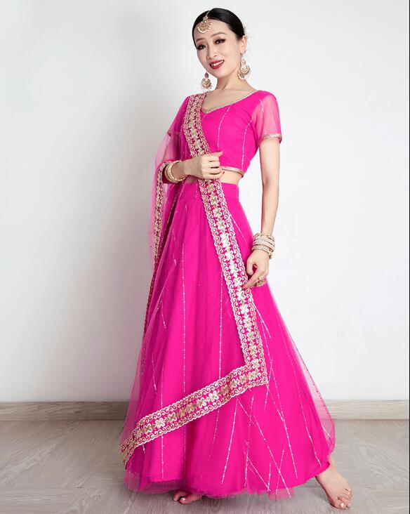 India Women's Saree  Embroider - Saree Georgette Women ulasan dan harga