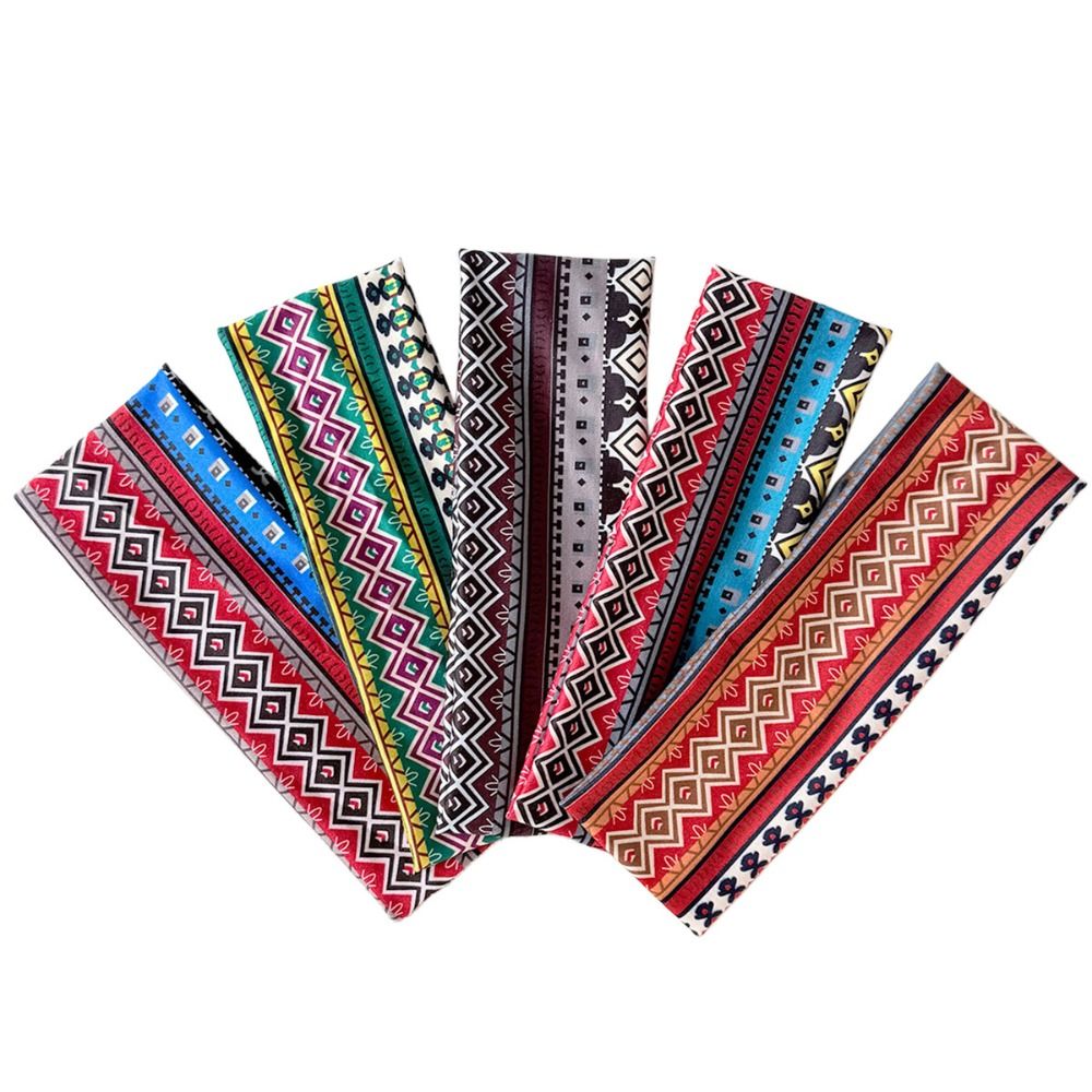 Fashion Ethnic Print Yoga Head - Ethnic Fashion Show ulasan dan harga