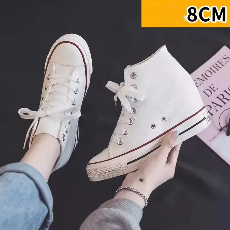 High 8cm Platform Canvas Shoes - Ethnic Modern Fashion ulasan dan harga