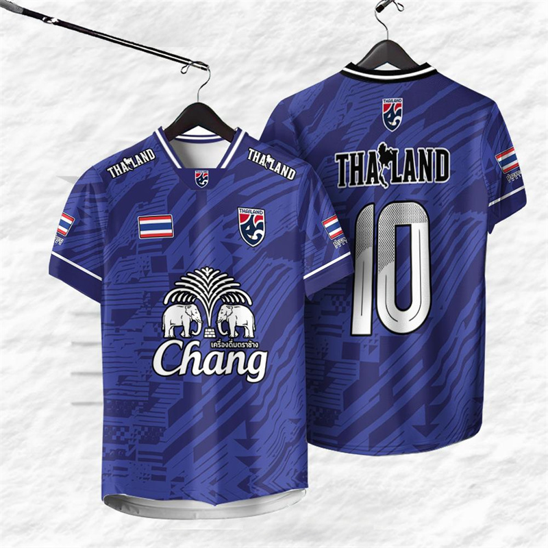 New Thailand Number 10 Jersey  - Thai Silk Blouse ulasan dan harga