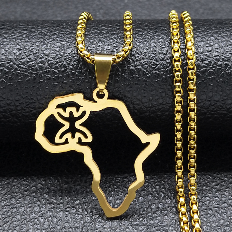 Africa Map Berber Amazigh Neck - Ethnic Fashion Show ulasan dan harga