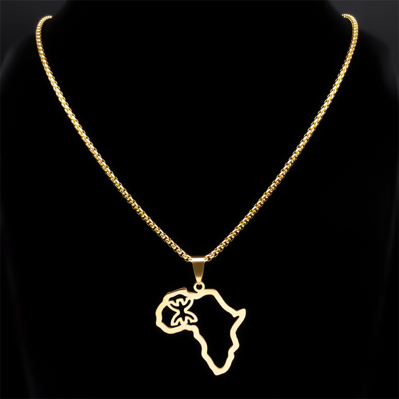 Africa Map Berber Amazigh Neck - Ethnic Fashion Show ulasan dan harga