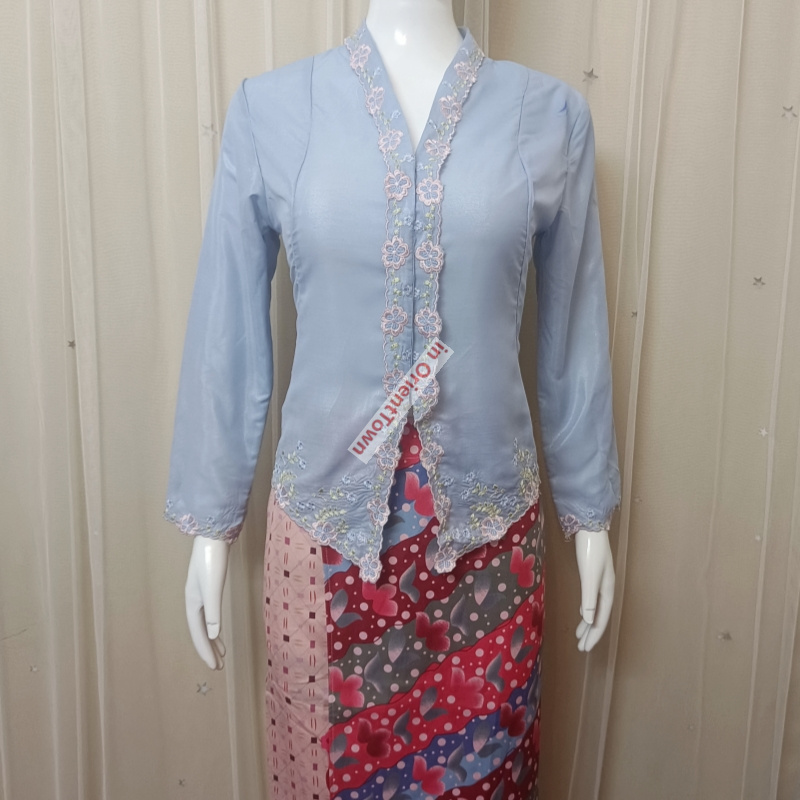 Southeast Asian countries Blue - Thai Silk Blouse ulasan dan harga