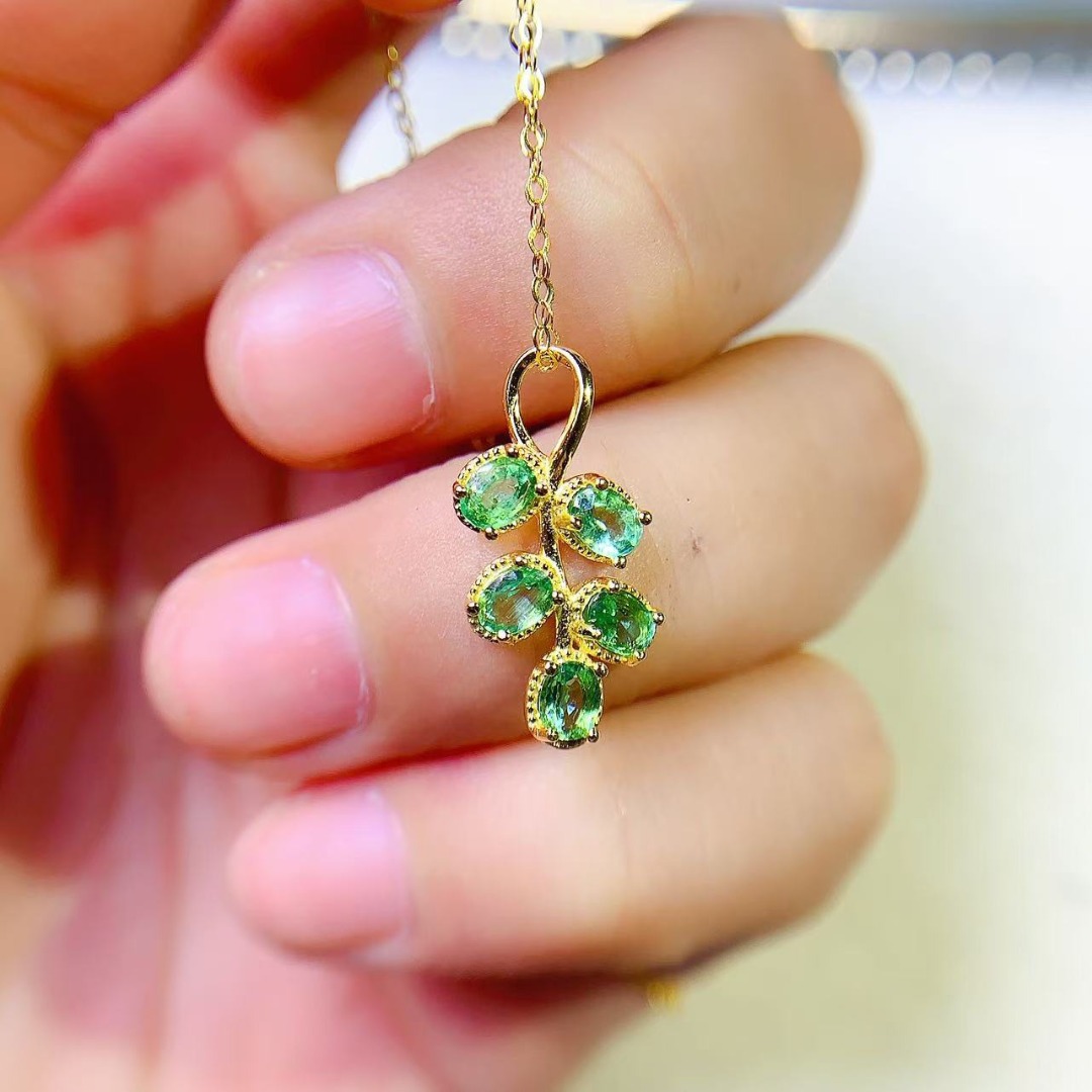 Opulent Genuine Emerald S925 S - Ethnic Fashion Designer ulasan dan harga