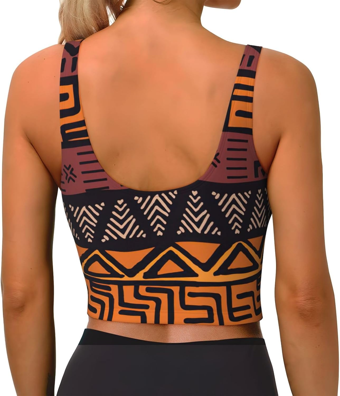 African Mud Cloth Tribal Print - Mudcloth Print Top ulasan dan harga
