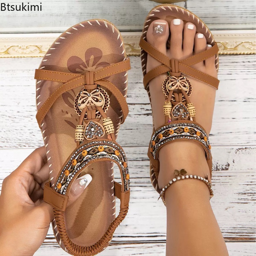 Women Bohemian Sandals Outdoor - Ethnic Fashion For Women ulasan dan harga