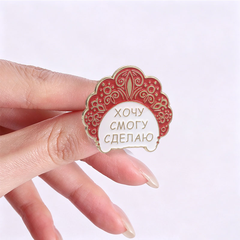 Russian Kokoshnik Enamel Pins  - Ethnic Fashion Quotes ulasan dan harga