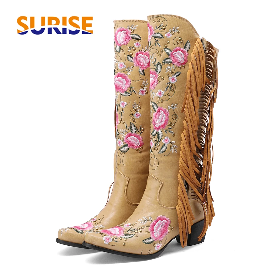 Fashion Embroidery Flower West - Ethnic Fashion For Women ulasan dan harga