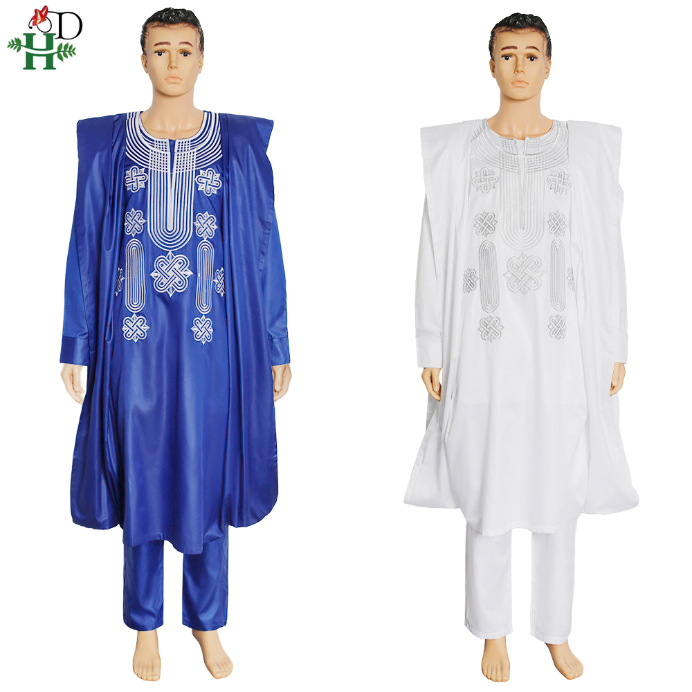 H&D African Suit For Men Robe  - Boubou Men Africa ulasan dan harga