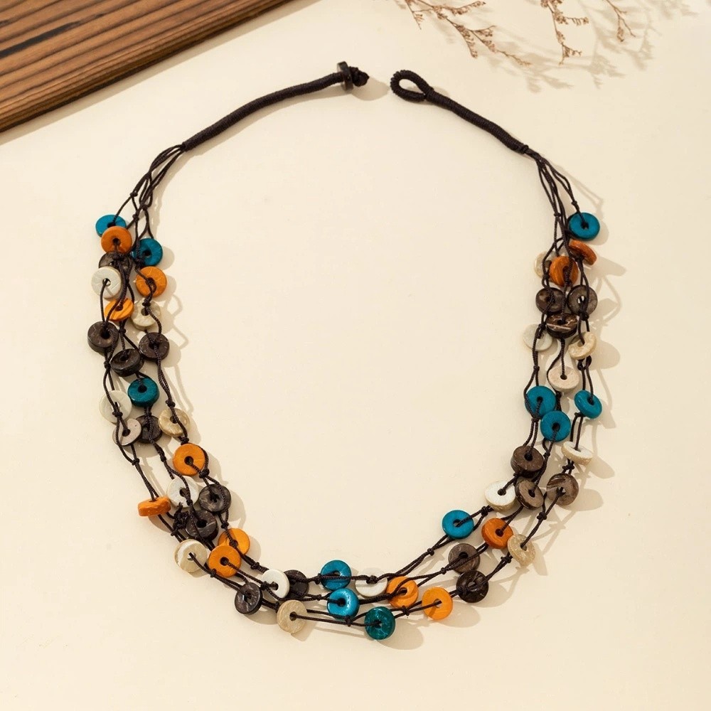 Ethnic Bohemian Style Beaded J - Y2K Ethnic Fashion ulasan dan harga