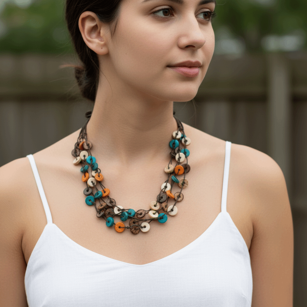 Ethnic Bohemian Style Beaded J - Y2K Ethnic Fashion ulasan dan harga