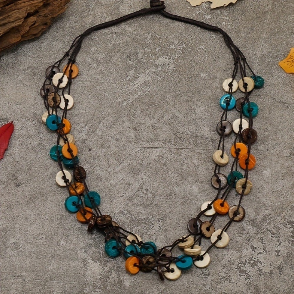 Ethnic Bohemian Style Beaded J - Y2K Ethnic Fashion ulasan dan harga