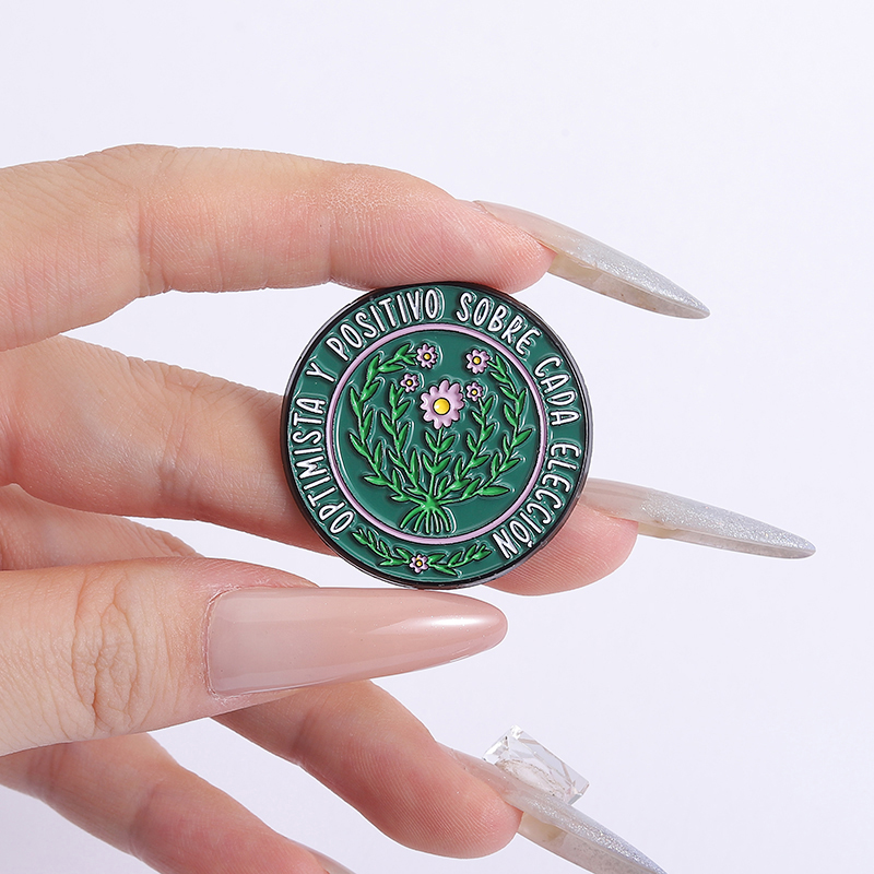 Inspirational Quotes Enamel Pi - Ethnic Fashion Quotes ulasan dan harga
