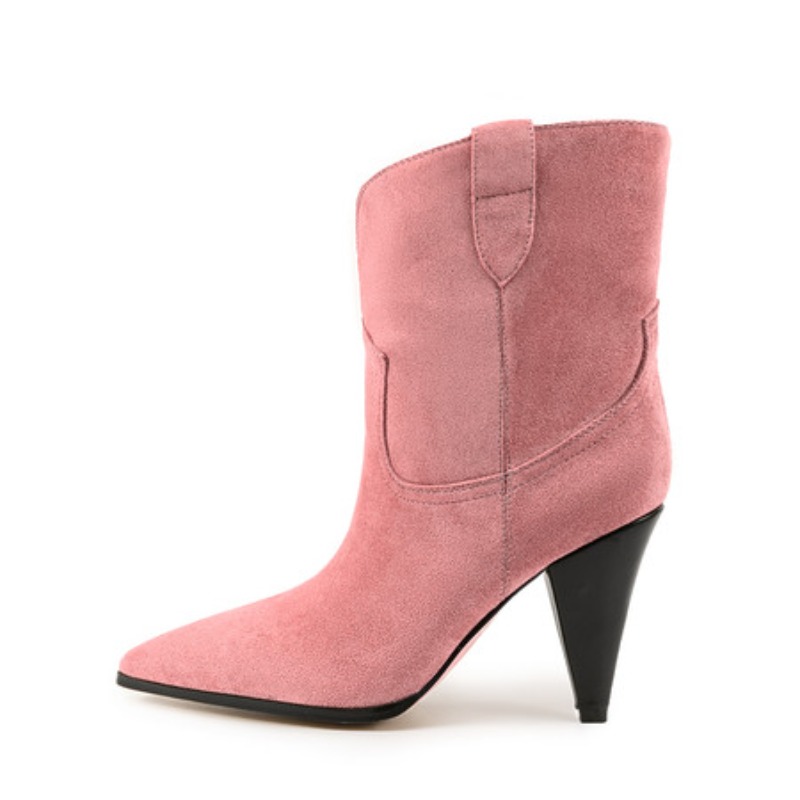 Bicolor Spike Heels Pull On Fa - Ethnic Fashion For Women ulasan dan harga
